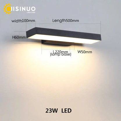 DecorBites™ Dusk Dawn Motion Sensor Outdoor Wall Light Modern Sconces for House Garage Balcony