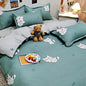 Daisy Print Bedding Set King/Queen Size by Decobites - Cozy & Durable