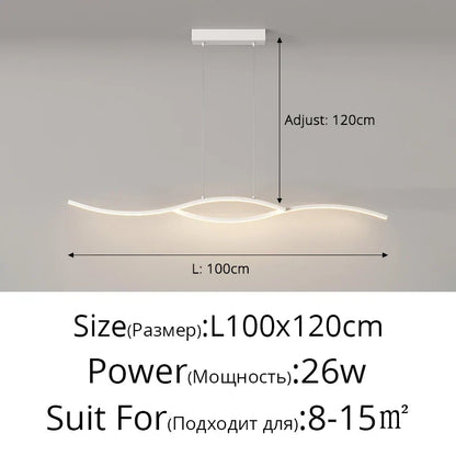 Lámpara colgante LED DecorBites™: Iluminación nórdica moderna para comedor, cocina, oficina o sala de café