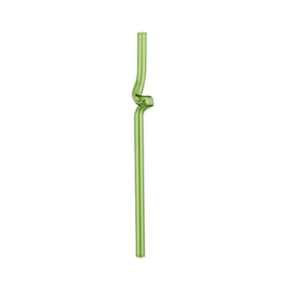 DecorBites™ Glass Straws: Reusable Heat-Resistant Long Drinking Straws, Wholesale for Milk Tea