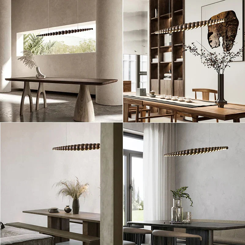 Lámparas colgantes lineales LED DecorBites™ para cocina, comedor, sala de estar y oficina