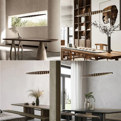 Lámparas colgantes lineales LED DecorBites™ para cocina, comedor, sala de estar y oficina