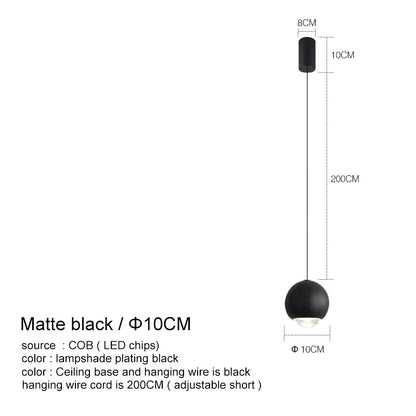 DecorBites™ LED Chandelier for Bedroom Kitchen Study Chrome Gold Modern Pendant Light