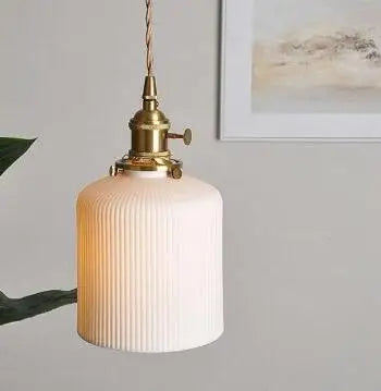 DecorBites™ Glass Pendant Lights for Bedroom Living Dinning Room Style Fixtures