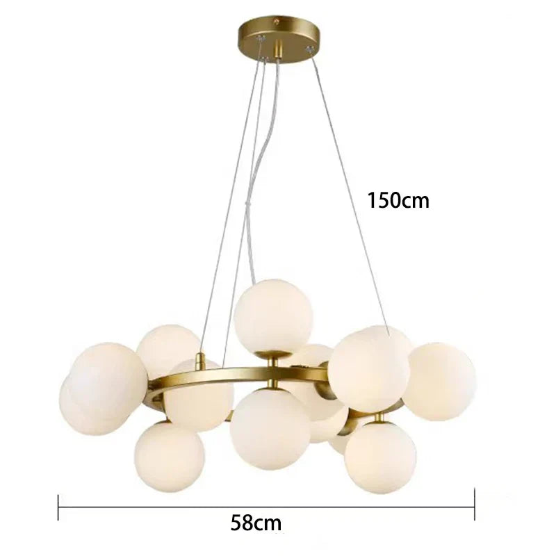 DecorBites™ LED Pendant Light Chandeliers for Modern Home Decor Living Room Dining Room Lighting