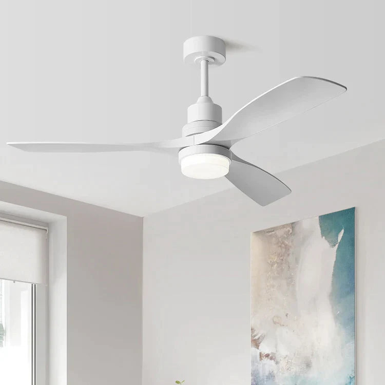 مروحة سقف ديكوربايتس™ 42/52 بوصة تيار مستمر مع 3 شفرات ABS، محرك 35 واط، إضاءة LED 18 واط، جهاز تحكم عن بعد