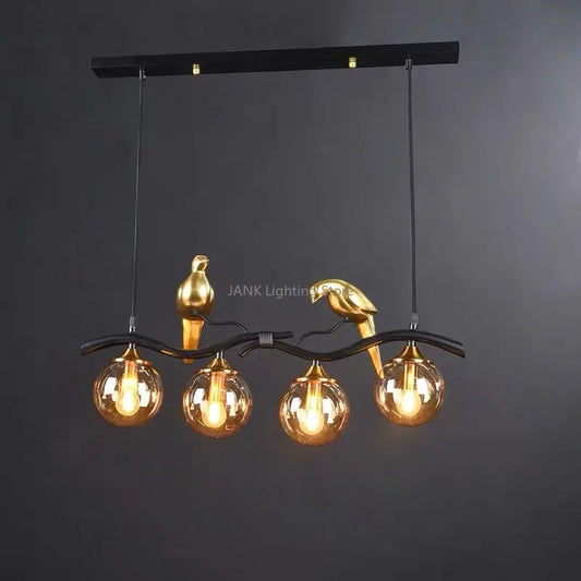 DecorBites™ Glass Pendant Lights for Living Room, Restaurant & Counter, LED Interior Decor Lamps