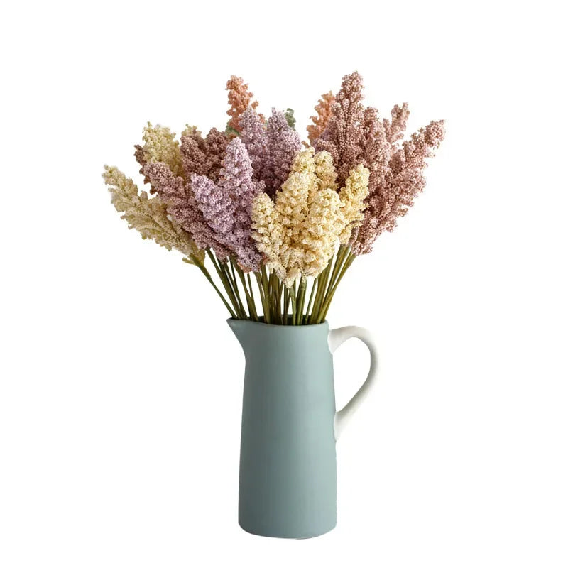 Decorbites™ Lavendel-Künstliche-Blüten-Bündel für Wanddekoration und DIY-Vasen-Bouquet