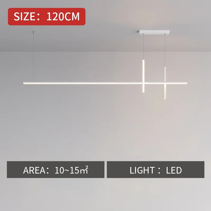 DecorBites™ Dimmable LED Pendant Lights: Modern Minimalist Chandelier for Kitchen, Office, Dining Room