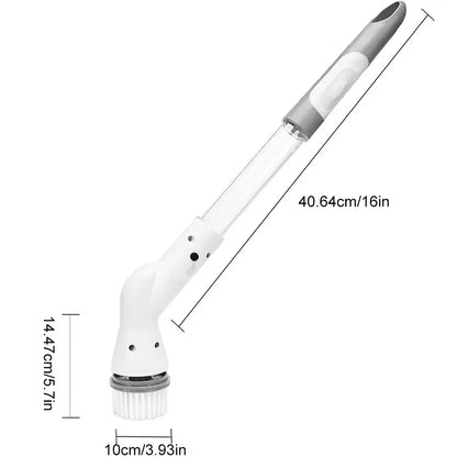 DecorBites™ Electric Spin Cleaner + 6 Brush Heads - Turbo Scrub for Kitchen, Bathroom & Floors