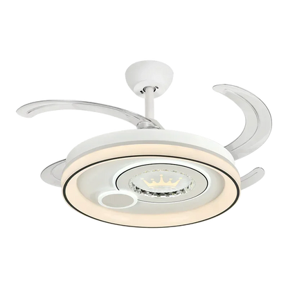 DecorBites™ Dimmable Smart Home LED Ceiling Fan Light with Remote Control