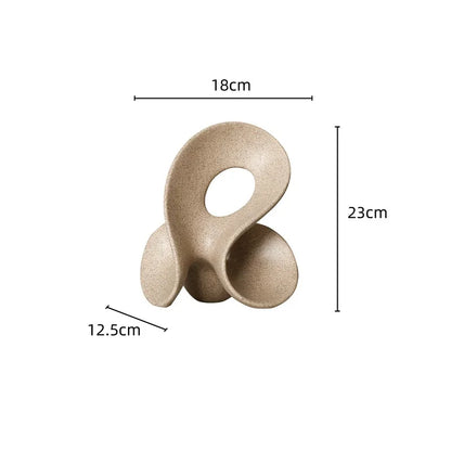ديكوربايتس™ منحوتة كورال هولو - تمثال فني للديكور المنزلي