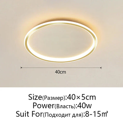 DecorBites™ Dimmable LED Ceiling Light for Modern Nordic Home Living Room Lighting