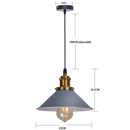 DecorBites™ Industrial Retro LED Hanging Chandelier Pendant Light for Home Dining, Bar, and Restaurant Décor