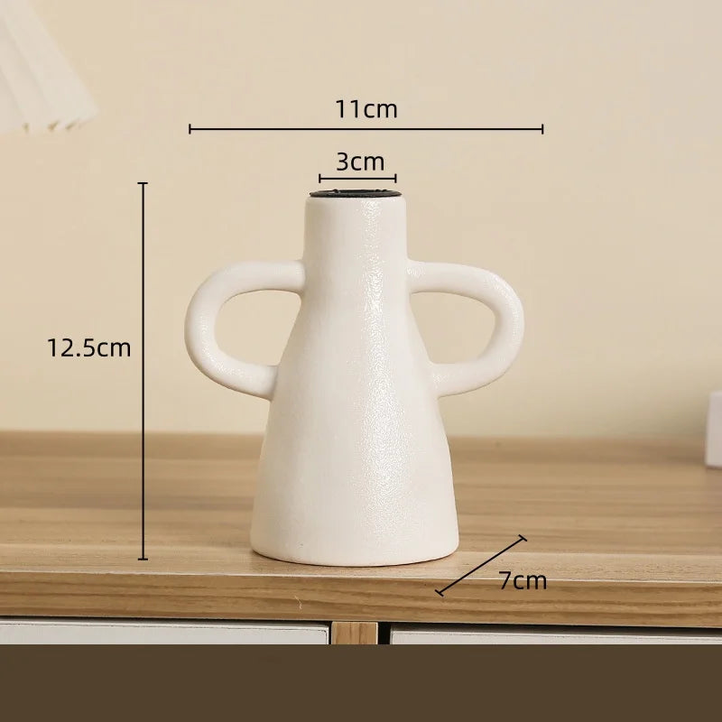 ديكوربايتس™ - زينة حاملات الشموع الخزفية الهندسية - إكسسوارات ديكور المنزل