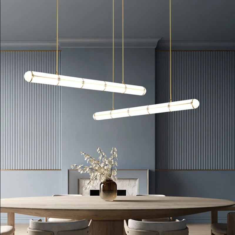 Brushed Gold Pendant Light