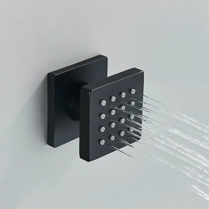 DecorBites™ Brass Square Body Spray Shower Jets for Luxury Spa Massage Experience