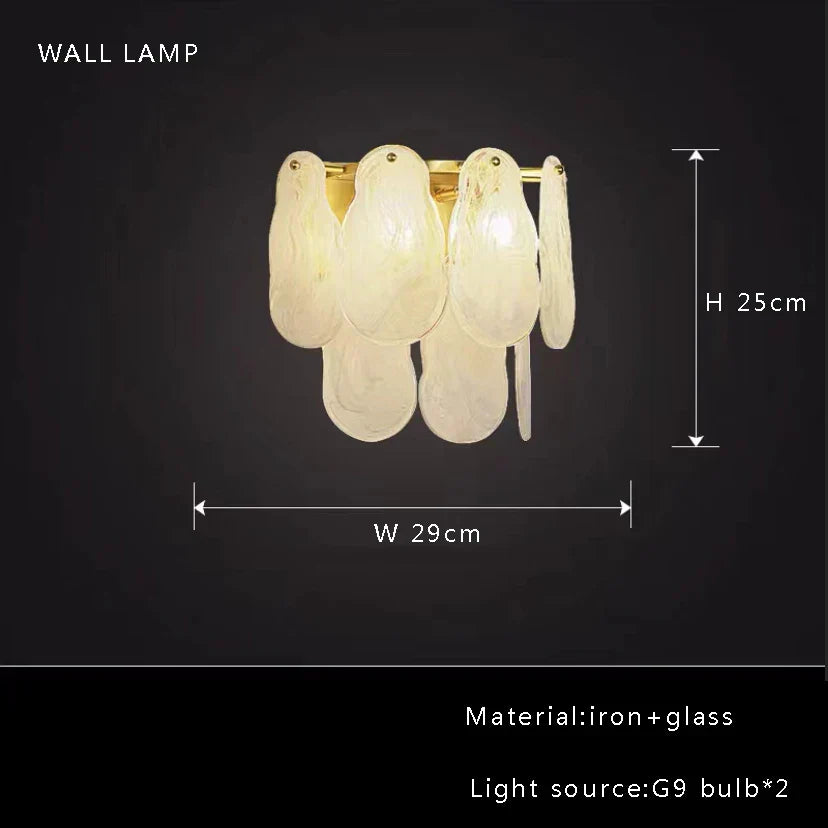 DecorBites™ Cloud Mist Glass Chandelier with G9 Light Source - Luxury Home Decoration