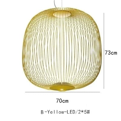 DecorBites™ Industrial Birdcage Iron Table Lamp for Bar, Restaurant, Hotel - LED Lighting