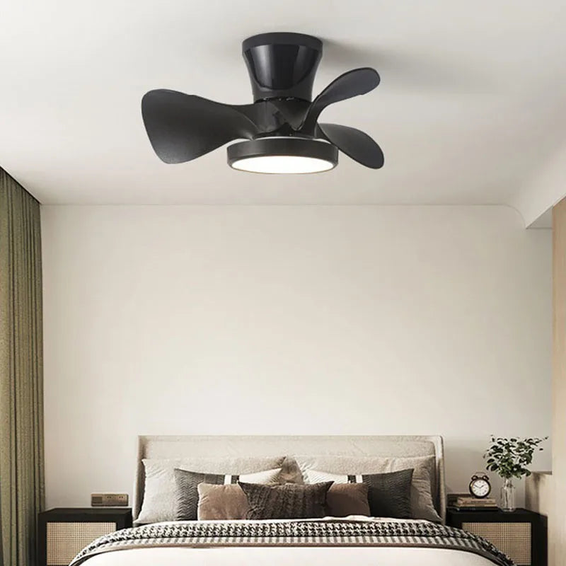 ديكوربايتس™ مروحة سقف LED لغرفة الأطفال مقاس 22 بوصة مزودة بجهاز تحكم عن بعد ومصباح مروحة صغير