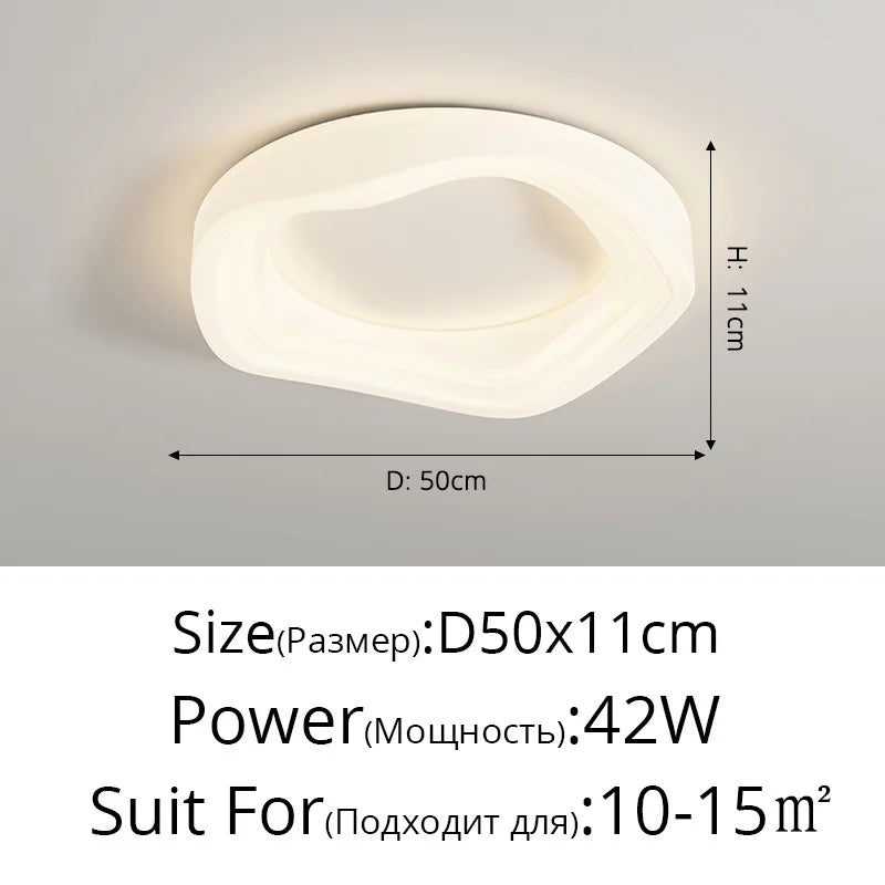 DecorBites™ Cloud Cookie LED Chandeliers Modern Minimalist Children's Room Bedroom Lamp