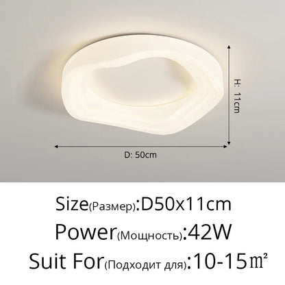 DecorBites™ Cloud Cookie LED Chandeliers Modern Minimalist Children's Room Bedroom Lamp