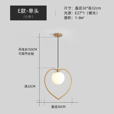 DecorBites™ Glass Bar Pendant Lamp Widget