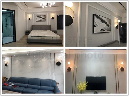 Aplique de pared redondo DecorBites™ con bola de cristal G4 - Apliques nórdicos para iluminación interior moderna