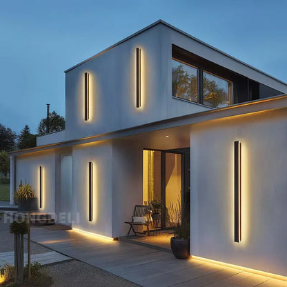 DecorBites™ LED Outdoor Wall Light - Waterproof Aluminum Garden Porch Decorative Lighting