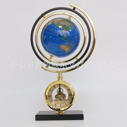 DecorBites™ Clock Globe Decoration: Elegant Office & Living Room Home Decor