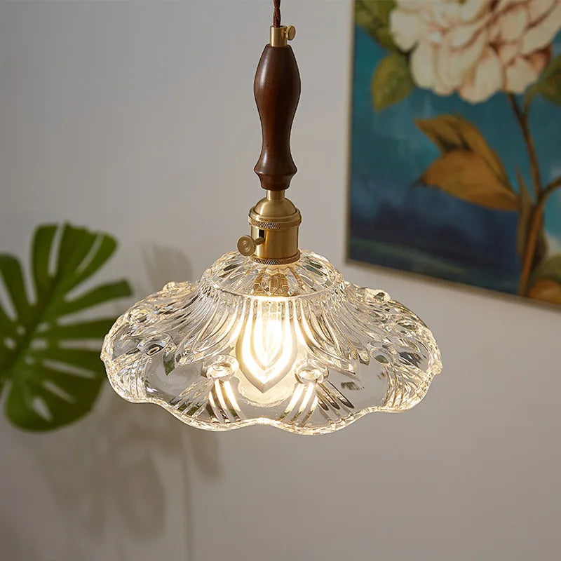 DecorBites™ LED Pendant Lamp Elegant Copper Glass Modern Style Hanging Light Fixtures