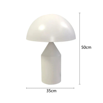 DecorBites™ Gold Iron Mushroom Table Lamp for Home Decor, Living Room, Bedroom - G9 Interface