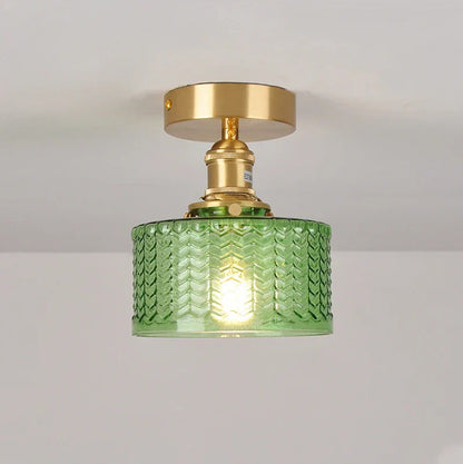 DecorBites™ Glass Shade Pendant Ceiling Lamp for Kitchen Aisle Bedroom LED Lights Fixtures