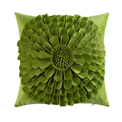DecorBites™ Handmade Flower Cushion Cover - Elegant Home Decor Pillows