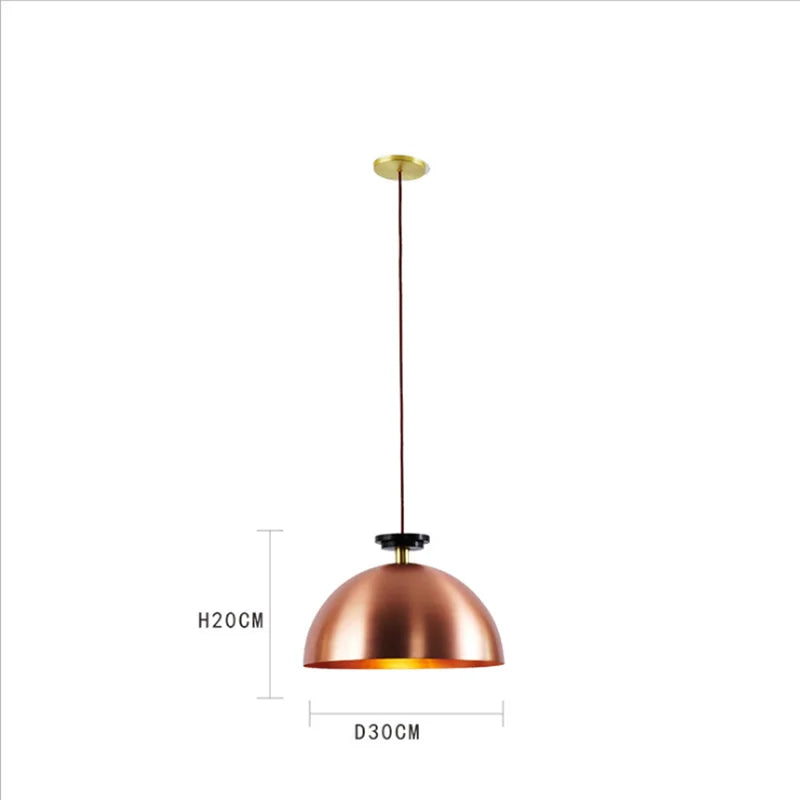 DecorBites™ Industrial Metal Pendant Light with Adjustable Height for Kitchen and Dining Room Decor