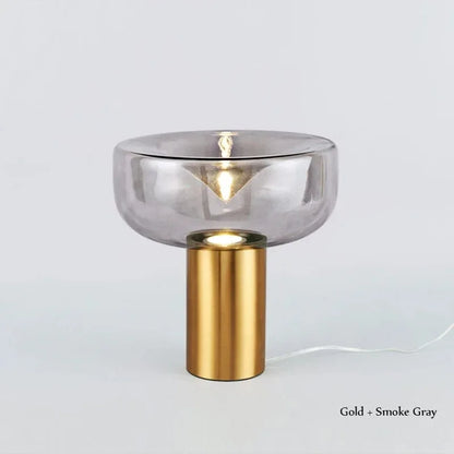 DecorBites™ Aella Glass Table Lamp - Luxury Art Clear Lamp for Office Bedroom Home Décor