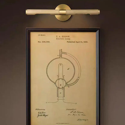 DecorBites™ Brass Copper Mirror Front Wall Lamp for Bedroom Bathroom Hotel Foyer E14 Bulb