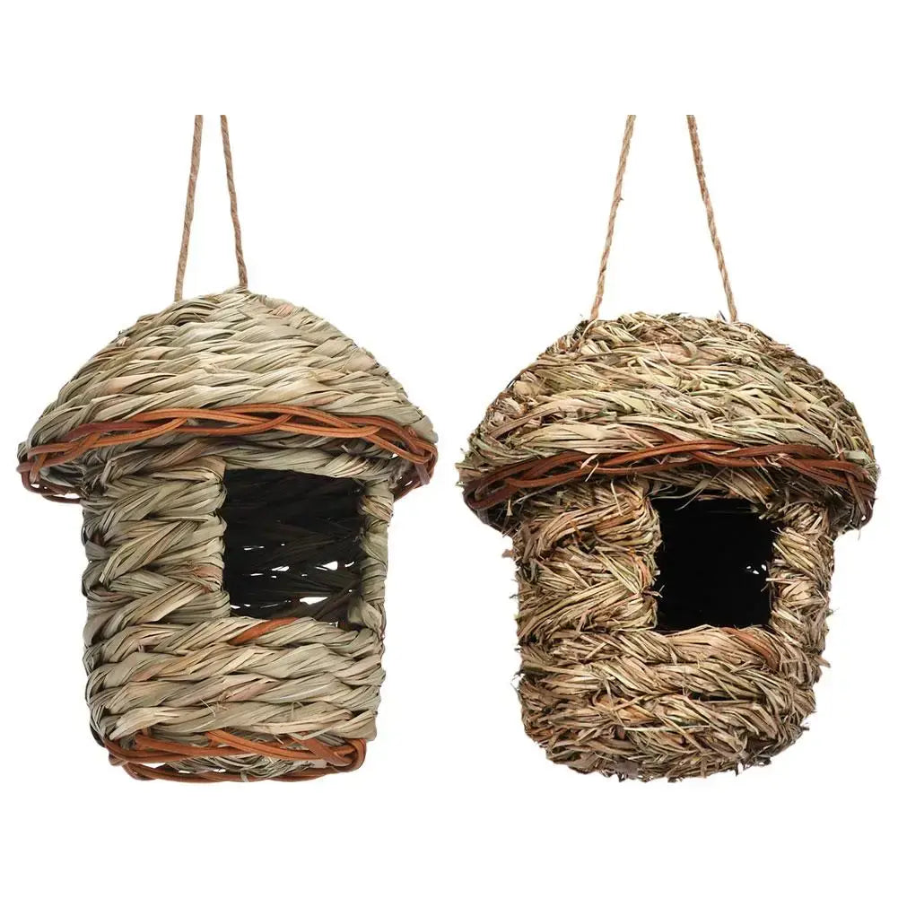 DecorBites™ Handwoven Parrot Bird Nest for Outdoor Gardens