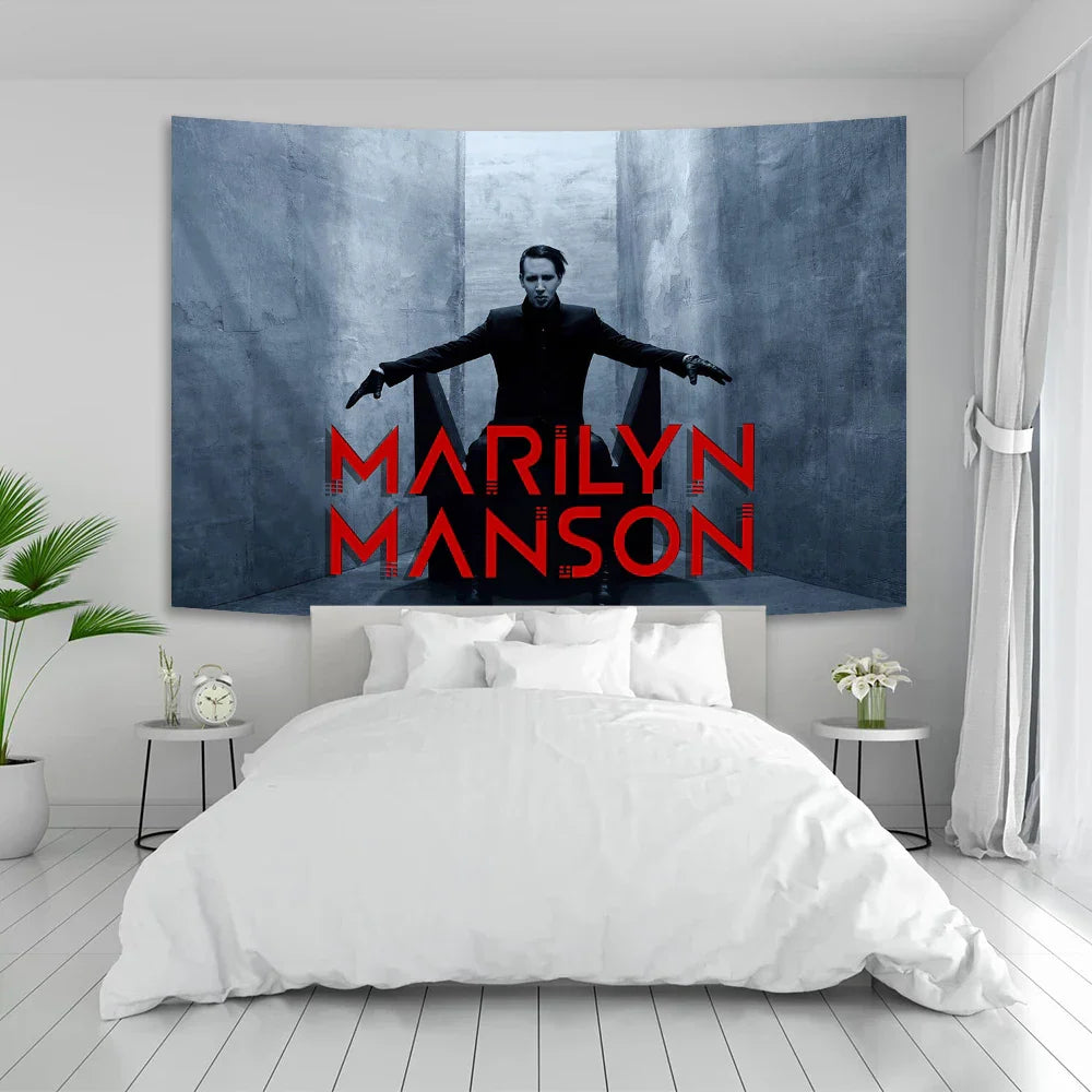 ديكور بايتس™ ملصق بافوميت نسيج شيطاني ديكور غرفة المنزل