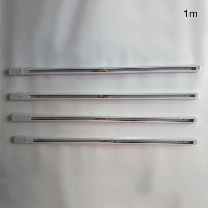 DecorBites™ Ceiling Track Rail Connector Set: Black/White, Straight/Cross, 0.5m/1m, 2-Wire