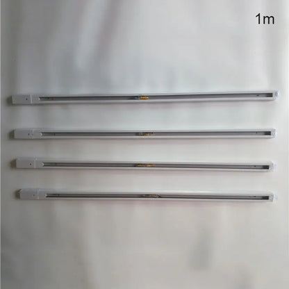 DecorBites™ Ceiling Track Rail Connector Set: Black/White, Straight/Cross, 0.5m/1m, 2-Wire