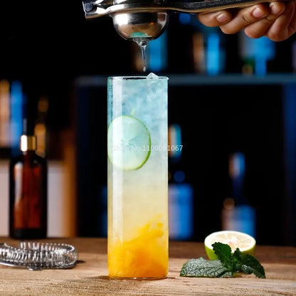 DecorBites™ Japanese Style Highball Long Drinking Glasses Set of 6