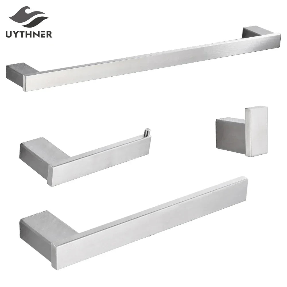 مجموعة إكسسوارات الحمام DecorBites™ المكونة من 6 قطع من النيكل المصقول