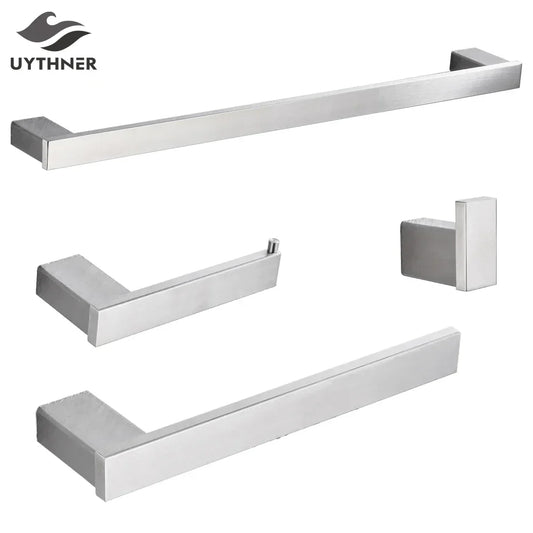 DecorBites™ 6-Piece Brushed Nickel Bathroom Accessories Set