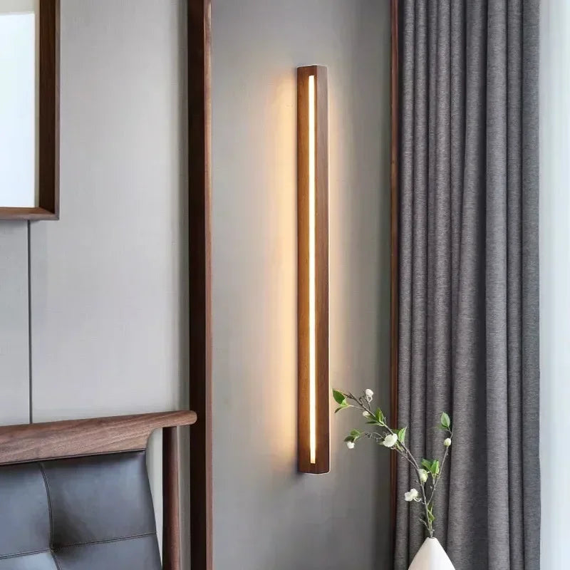 Lámpara de pared de tira larga LED DecorBites™: Luminaria moderna y minimalista para interiores