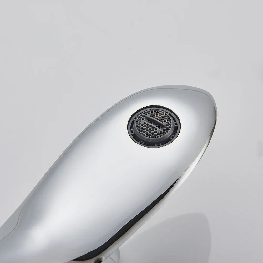 DecorBites™ Brass Washbasin Faucet: Nordic Style, Light Luxury, Simple Creative Design