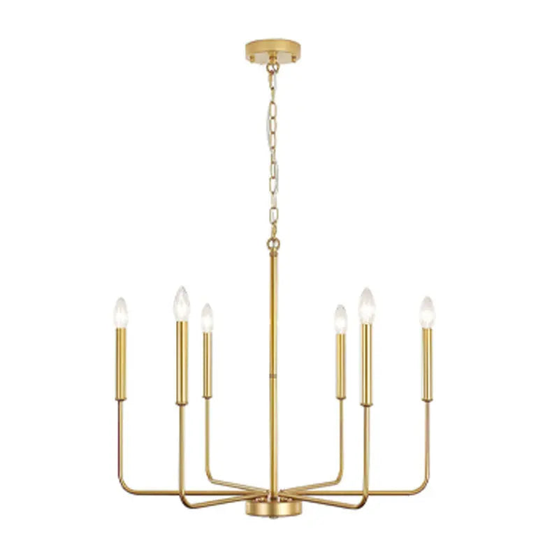 DecorBites™ Iron Candle Chandelier for Living Room Bedroom Dining Room