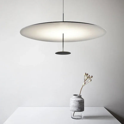 DecorBites™ Gold Black Pendant Light for Living Room, Elegant Minimalist Ring Suspension Lamp