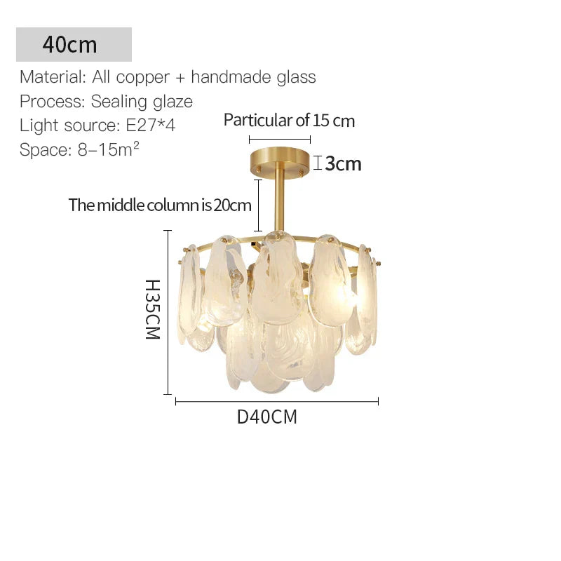 DecorBites™ Crystal Chandelier: Modern Brass Luxury for Living Room & Bedroom