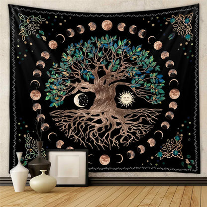 DecorBites™ Bohemian Decorative Tapestry Yoga Mat Sofa Blanket
